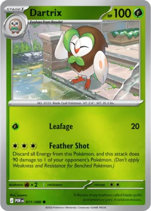 Dartrix - ME03 Perfect Order (POR) 011/088 Reverse Holo