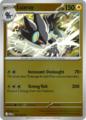 Luxray - ME03 Perfect Order (POR) 028/088 Reverse Holo