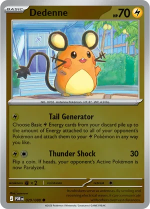 Dedenne - ME03 Perfect Order (POR) 029/088 Reverse Holo
