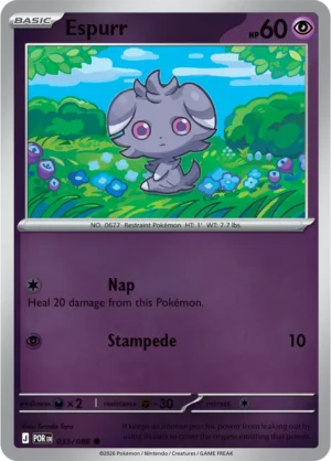 Espurr - ME03 Perfect Order (POR) 033/088 Reverse Holo