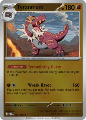 Tyrantrum - ME03 Perfect Order (POR) 045/088 Reverse Holo