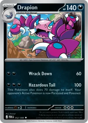 Drapion - ME03 Perfect Order (POR) 052/088 Reverse Holo