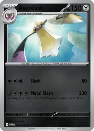 Aegislash - ME03 Perfect Order (POR) 058/088 Reverse Holo