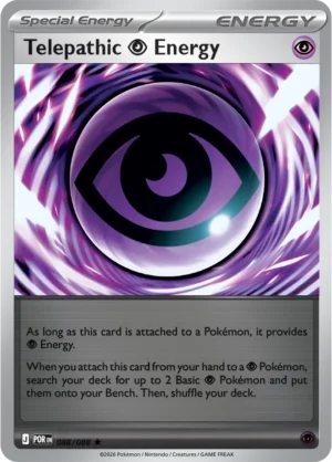 Telepathic Psychic Energy - ME03 Perfect Order (POR) 088/088 Reverse Holo