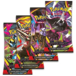 PRE ORDER: Pokémon TCG: Mega Evolution - Pitch Black Sleeved Booster Pack (Random Design)