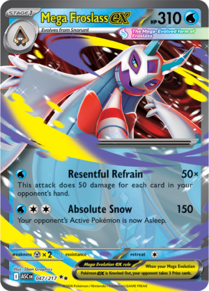 Pokémon TCG Mega Froslass ex – ASC 047 Double Rare Holofoil – EN