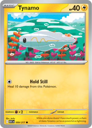 Pokémon TCG Tynamo – ASC 059 Common Regular – EN
