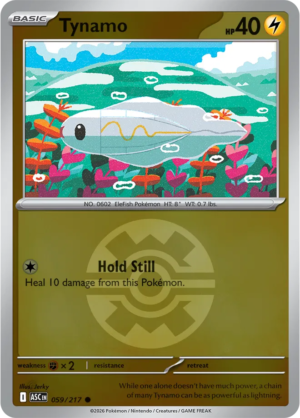 Pokémon TCG Tynamo – ASC 059 Common Quick Ball Pattern – EN
