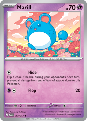 Pokémon TCG Marill – ASC 083 Common Regular – EN