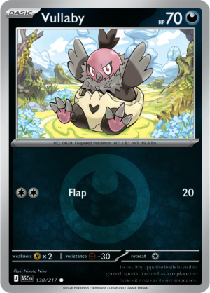 Pokémon TCG Vullaby – ASC 138 Common Energy Symbol Pattern – EN