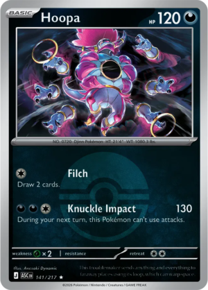 Pokémon TCG Hoopa – ASC 141 Rare Poké Ball Pattern – EN