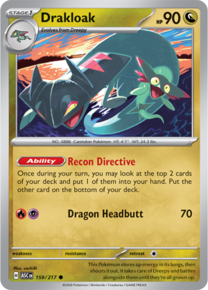 Pokémon TCG Drakloak – ASC 159 Common Regular – EN
