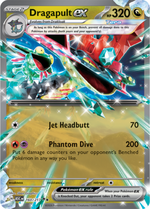 Pokémon TCG Dragapult ex – ASC 160 Double Rare Holofoil – EN