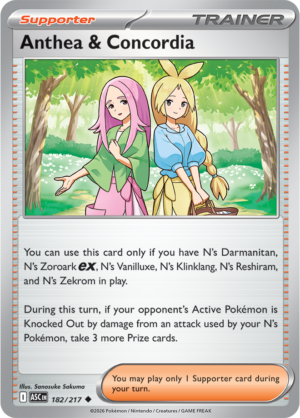 Pokémon TCG Anthea & Concordia – ASC 182 Uncommon Regular – EN
