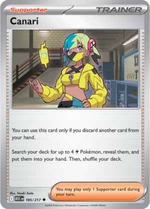 Pokémon TCG Canari – ASC 185 Uncommon Regular – EN