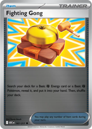 Pokémon TCG Fighting Gong – ASC 187 Uncommon Reverse Holofoil – EN