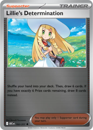 Pokémon TCG Lillie's Determination – ASC 192 Uncommon Reverse Holofoil – EN