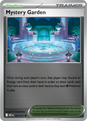 Pokémon TCG Mystery Garden – ASC 194 Uncommon Reverse Holofoil – EN