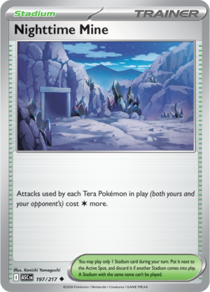 Pokémon TCG Nighttime Mine – ASC 197 Uncommon Regular – EN