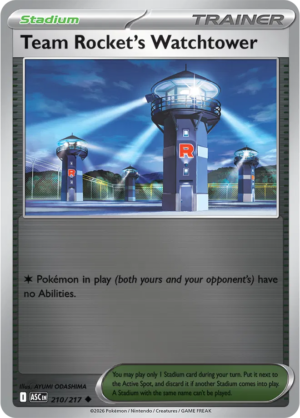 Pokémon TCG Team Rocket's Watchtower – ASC 210 Uncommon Reverse Holofoil – EN