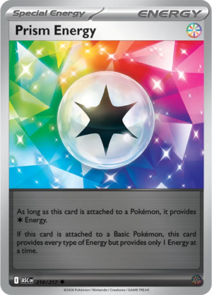 Pokémon TCG Prism Energy – ASC 216 Uncommon Reverse Holofoil – EN