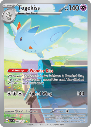 Pokémon TCG Togekiss – ASC 235 Illustration Rare Holofoil – EN