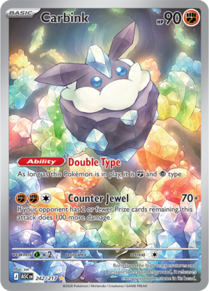 Pokémon TCG Carbink – ASC 242 Illustration Rare Holofoil – EN