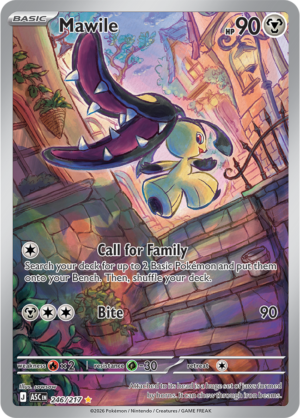 Pokémon TCG Mawile – ASC 246 Illustration Rare Holofoil – EN