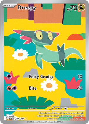 Pokémon TCG Dreepy – ASC 247 Illustration Rare Holofoil – EN