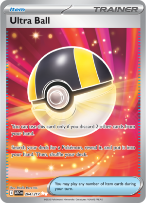 Pokémon TCG Ultra Ball – ASC 264 Ultra Rare Holofoil – EN