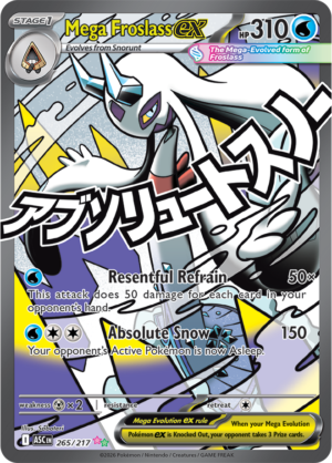 Pokémon TCG Mega Froslass ex – ASC 265 Ultra Rare Holofoil – EN