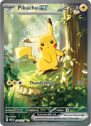 Pokémon TCG Pikachu ex – ASC 276 Special Illustration Rare Holofoil – EN