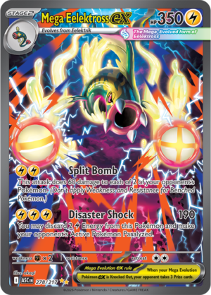 Pokémon TCG Mega Eelektross ex – ASC 278 Special Illustration Rare Holofoil – EN