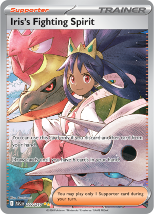 Pokémon TCG Iris's Fighting Spirit – ASC 292 Special Illustration Rare Holofoil – EN
