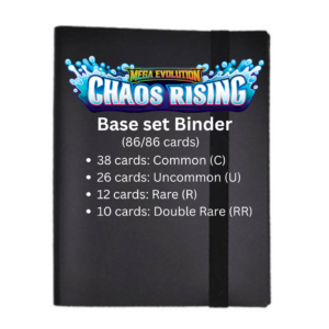 Pokémon Mega Evolution - Chaos Rising Base set binder (86/86 cards)