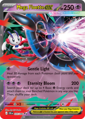 Pokémon TCG Mega Floette ex – CRI 035 Double Rare Holofoil – EN