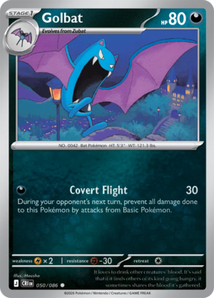Pokémon TCG Golbat – CRI 050 Common Reverse Holofoil – EN