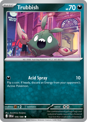 Pokémon TCG Trubbish – CRI 056 Common Regular – EN