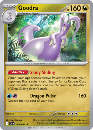 Pokémon TCG Goodra – CRI 068 Rare Holofoil – EN