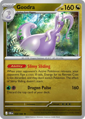 Pokémon TCG Goodra – CRI 068 Rare Reverse Holofoil – EN