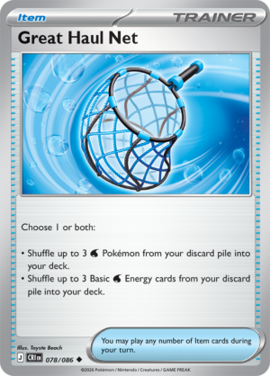 Pokémon TCG Great Haul Net – CRI 078 Uncommon Regular – EN
