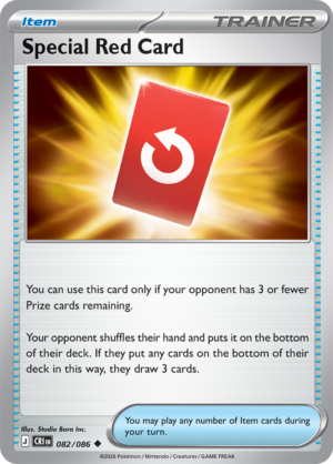 Pokémon TCG Special Red Card – CRI 082 Uncommon Regular – EN