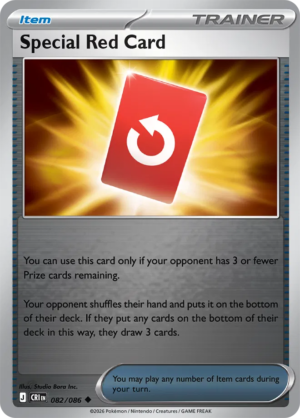 Pokémon TCG Special Red Card – CRI 082 Uncommon Reverse Holofoil – EN