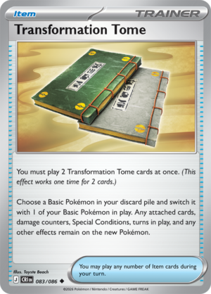 Pokémon TCG Transformation Tome – CRI 083 Uncommon Regular – EN
