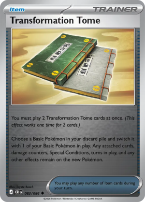 Pokémon TCG Transformation Tome – CRI 083 Uncommon Reverse Holofoil – EN