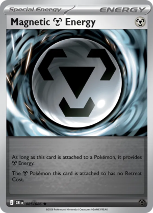 Pokémon TCG Magnetic Metal Energy – CRI 085 Rare Reverse Holofoil – EN