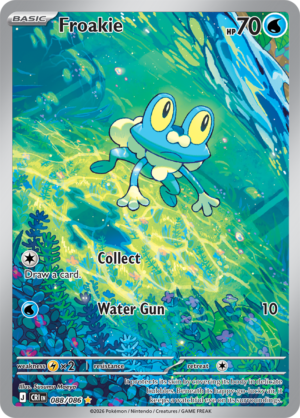 Pokémon TCG Froakie – CRI 088 Illustration Rare Holofoil – EN