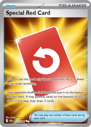 Pokémon TCG Special Red Card – CRI 113 Ultra Rare Holofoil – EN