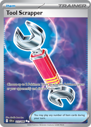 Pokémon TCG Tool Scrapper – CRI 115 Ultra Rare Holofoil – EN