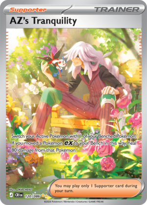 Pokémon TCG AZ's Tranquility – CRI 120 Special Illustration Rare Holofoil – EN
